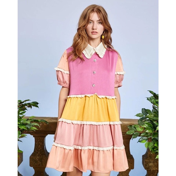 Sister Jane Dresses & Skirts - Sister Jane Sunbeam Tiered Mini Dress